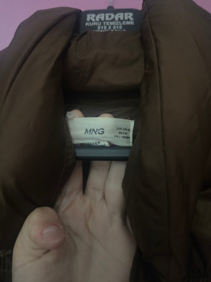 Kahverengi Kadın Kışlık Mont - Görsel 4