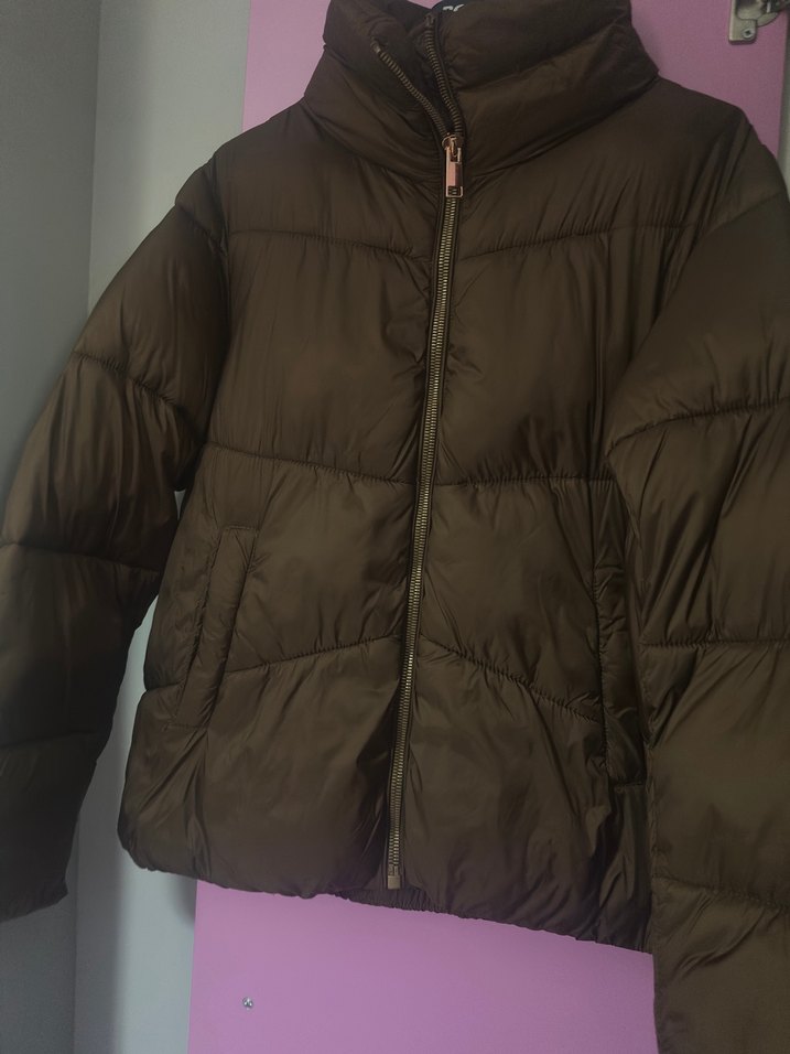 Kahverengi Kadın Kışlık Mont - Görsel 2