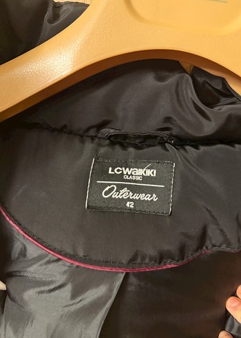 Kürk Detaylı Siyah Kadın Kışlık Ceket - Görsel 3