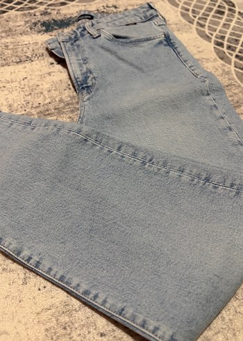 Kadın Mavi  Midi Kot Pantolon - Görsel 2