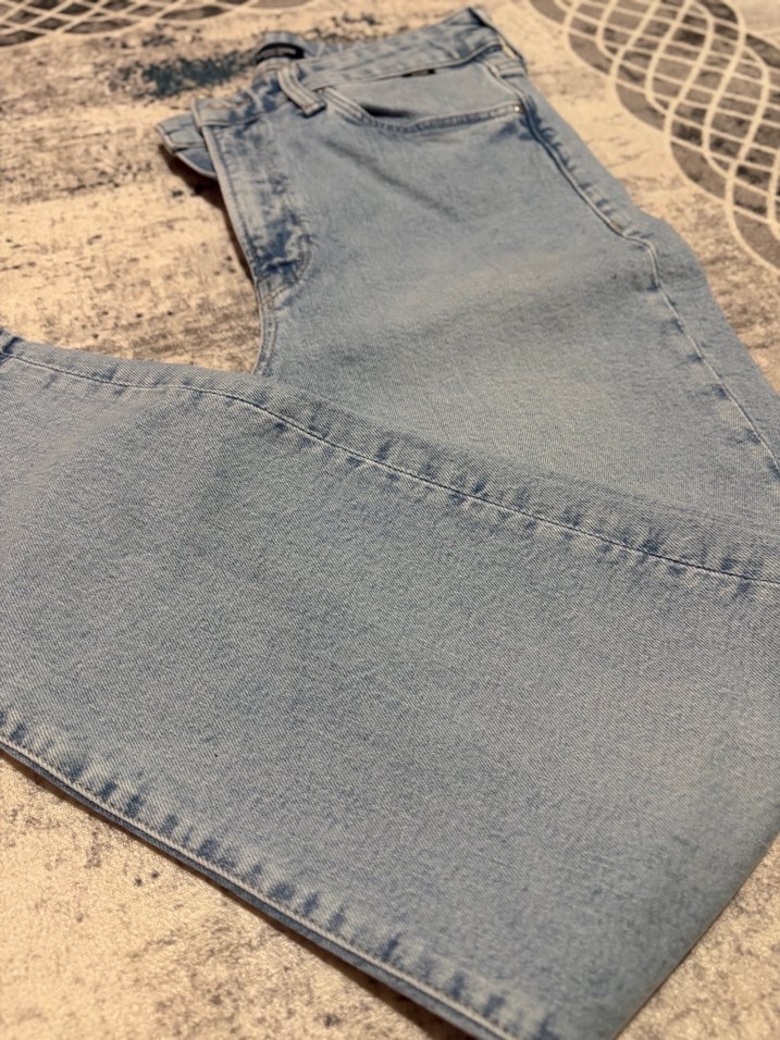 Kadın Mavi  Midi Kot Pantolon - Görsel 2