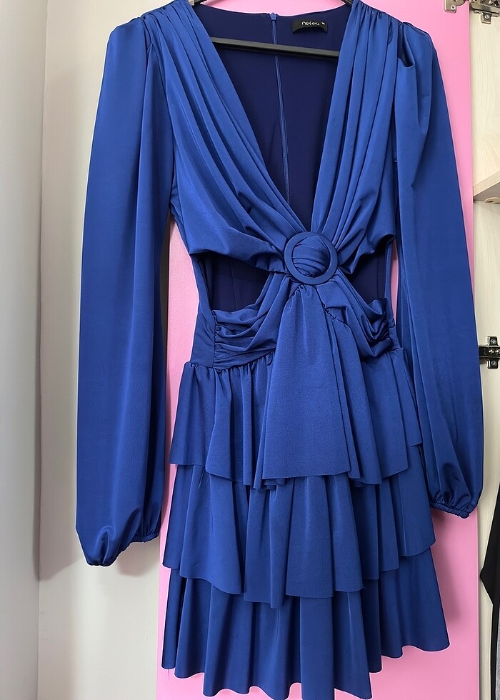 Abiye şık elbise - Görsel 2