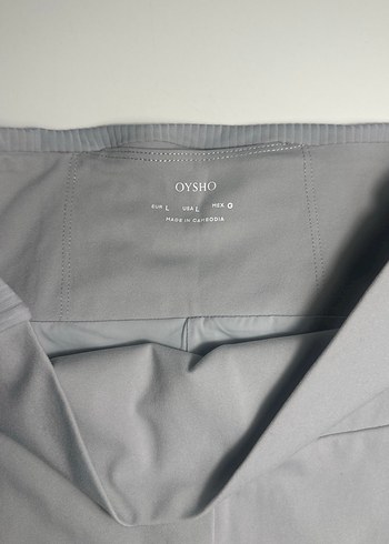 Oysho Gri Midi Spor Şortu - Görsel 2