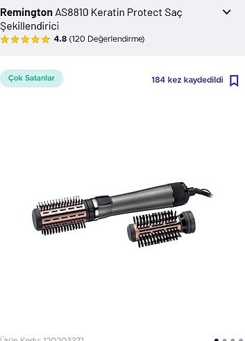 Remington AS8810 keratin protect hava üflemeli saç şekillendiric