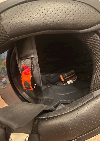 Siyah Motor Kask beon hiç kullanılmadı. Saklama hurcu ile - Görsel 7