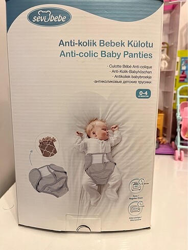Anti kolik bebek külotu gaz giderici kemerli külot