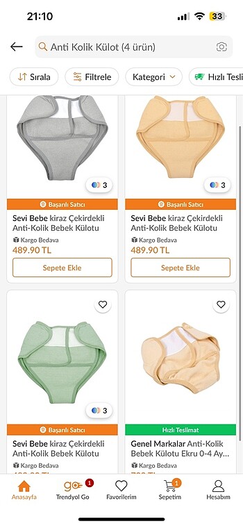 Anti kolik bebek külotu gaz giderici kemerli külot - Görsel 2