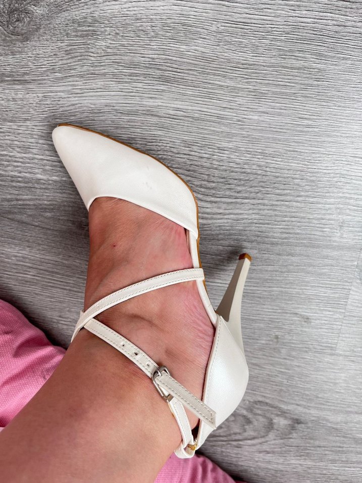 beyaz abiye ayakkabı - Görsel 2