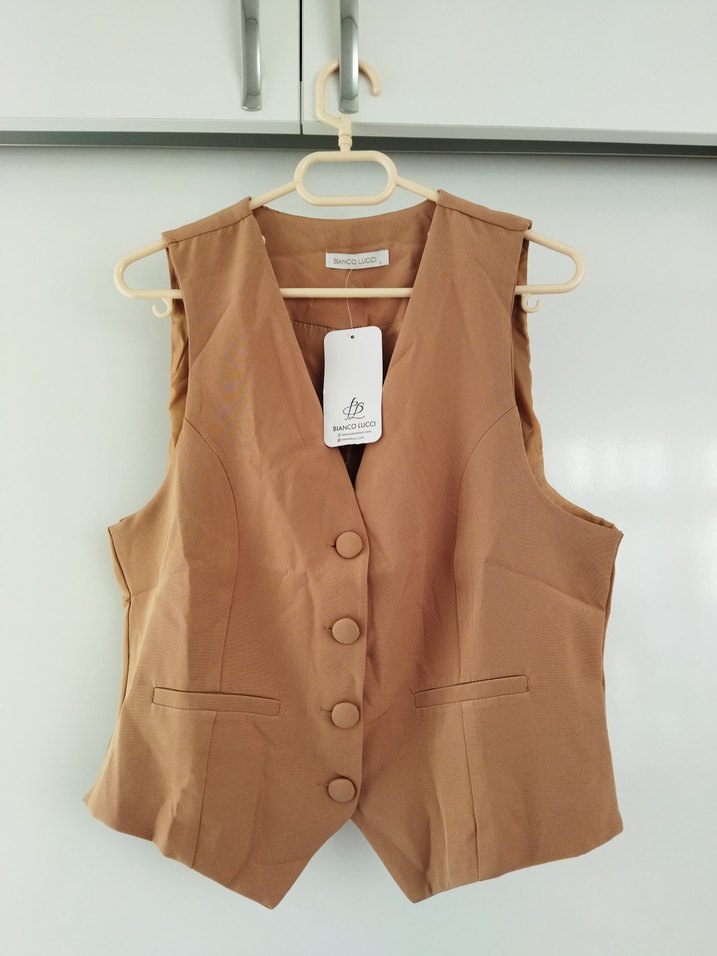 Düğmeli Kadın Yelek - Görsel 3