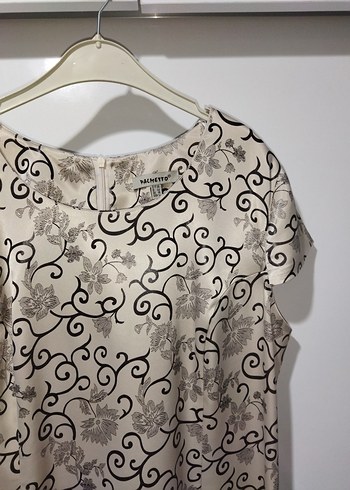 Bej İşlemeli Kısa Kadın Elbise - Görsel 3