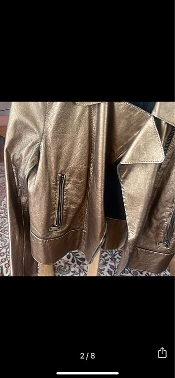 Massimo Dutti Massimo Dutti Deri ceket