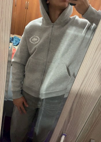 Bershka Gri Baggy Jeans - Görsel 6