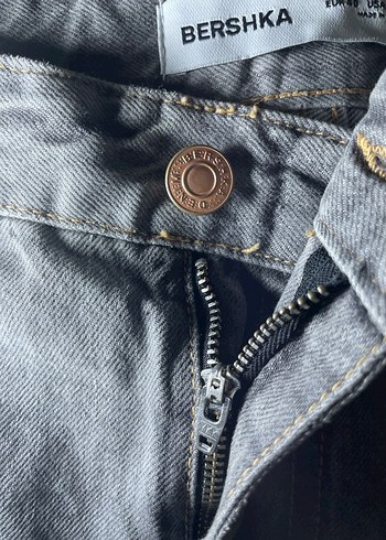 Bershka Gri Baggy Jeans - Görsel 4
