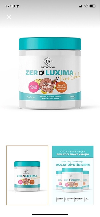 Zero Luxima Sıfır Paket (3lü satım)