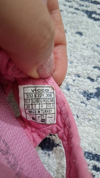 20 Beden pembe Renk Vicco çocuk sandalet