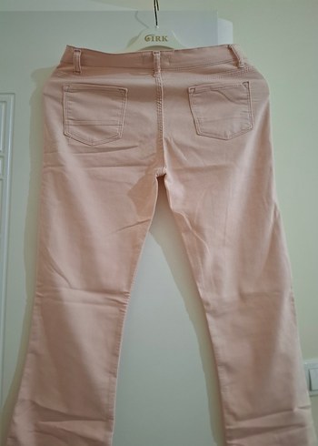 Bej Kadın Midi Kumaş Pantolon - Görsel 2