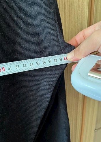 V Yaka Nakışlı Kadın Triko Sweatshirt - Görsel 8