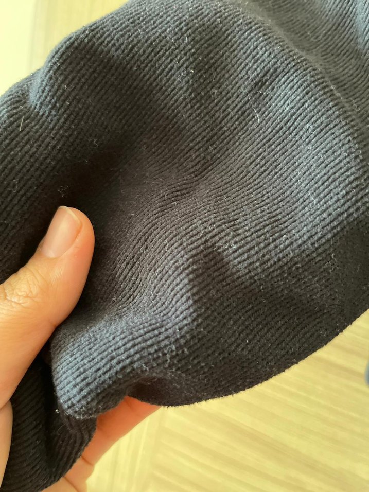 V Yaka Nakışlı Kadın Triko Sweatshirt - Görsel 4