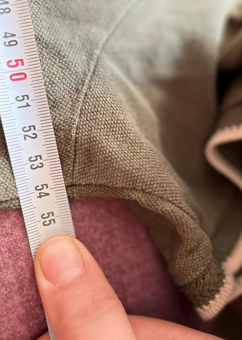 Gri Keten Erkek Polo Yaka Tişört - Görsel 3