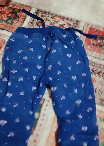 Mavi Piliseli Bağlamalı Midi Kadın Pantolon - Görsel 6