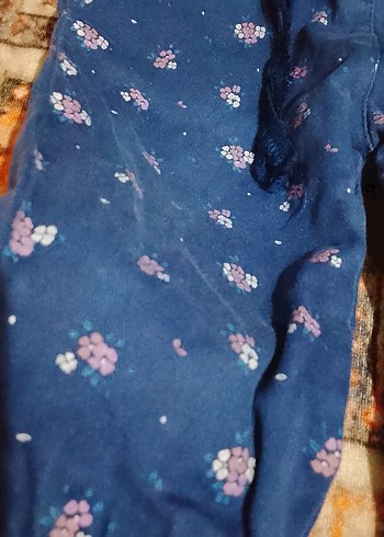 Mavi Piliseli Bağlamalı Midi Kadın Pantolon - Görsel 4