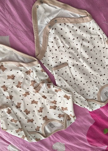 Bebek 2'li Uzun Kollu Baskılı Body Seti - Görsel 3