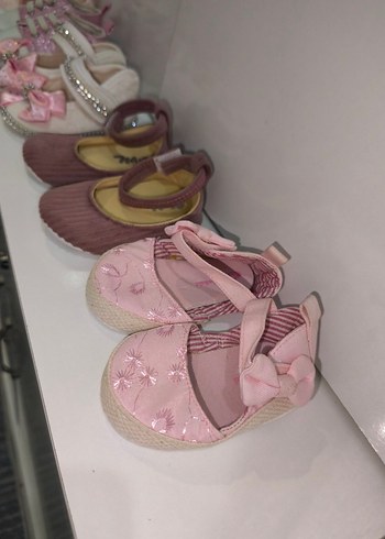 Kız Bebek Bohem Pembe Fırfırlı İlk Adım Ayakkabısı - Görsel 10