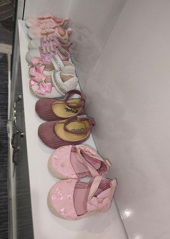 Kız Bebek Bohem Pembe Fırfırlı İlk Adım Ayakkabısı - Görsel 12