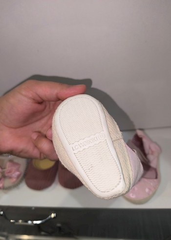 Kız Bebek Bohem Pembe Fırfırlı İlk Adım Ayakkabısı - Görsel 8