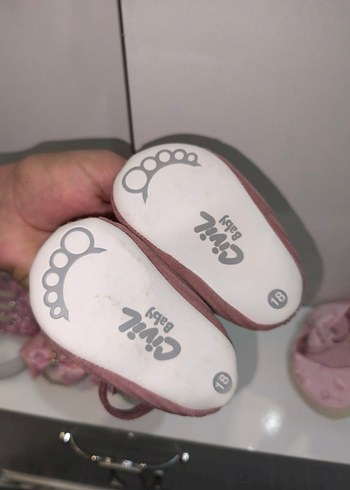 Kız Bebek Bohem Pembe Fırfırlı İlk Adım Ayakkabısı - Görsel 3