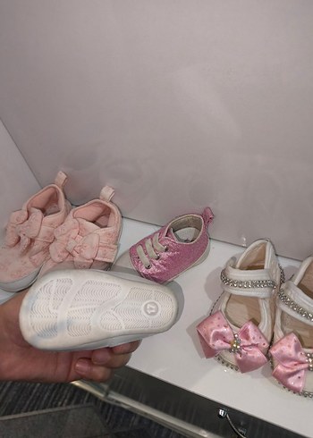 Kız Bebek Bohem Pembe Fırfırlı İlk Adım Ayakkabısı - Görsel 5