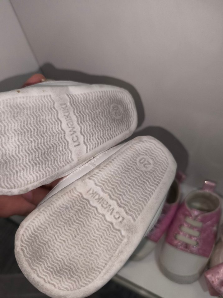 Kız Bebek Bohem Pembe Fırfırlı İlk Adım Ayakkabısı - Görsel 4