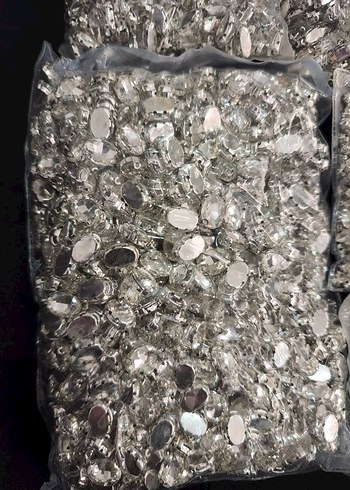 gümüş renkli el işi boncukları çok çeşit Süslemeleri - Görsel 5