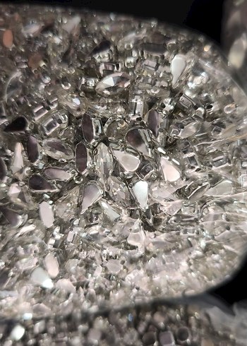 gümüş renkli el işi boncukları çok çeşit Süslemeleri - Görsel 11