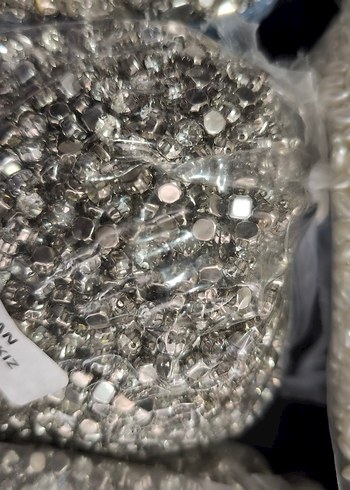 gümüş renkli el işi boncukları çok çeşit Süslemeleri - Görsel 10