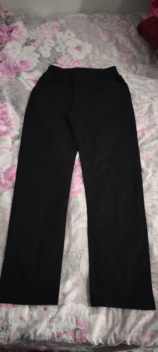 Siyah Düz Kesim Pantolon — görsel 10/11