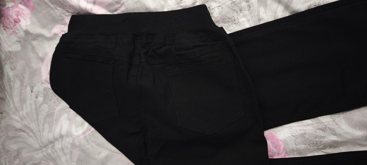 Siyah Düz Kesim Pantolon — görsel 4/11