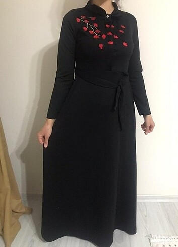 Günlük siyah elbise