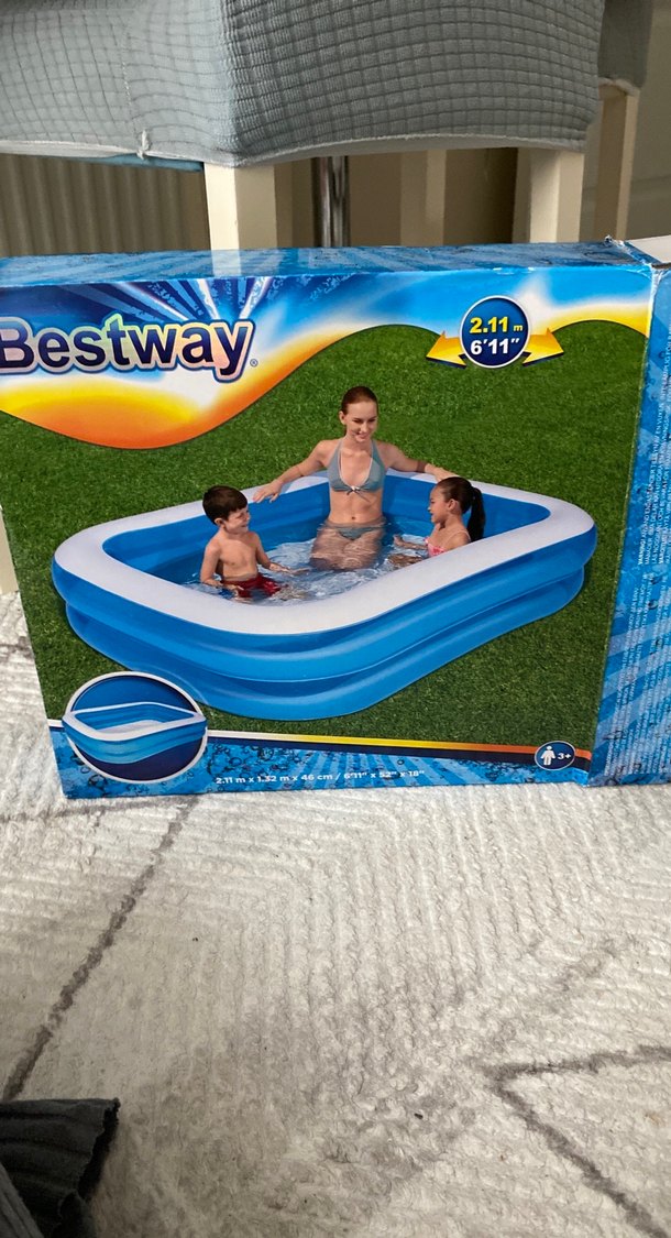 Bestway Üç Katmanlı Mavi Şişme Havuz - Görsel 2