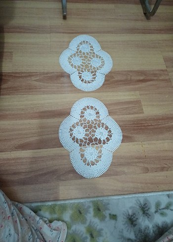 Beden beyaz Renk El İşi Beyaz Dantel Örtüler