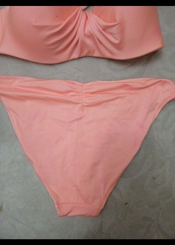 Pembe Straplez Mini Bikini Takımı - Görsel 5
