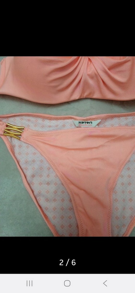 Pembe Straplez Mini Bikini Takımı - Görsel 3