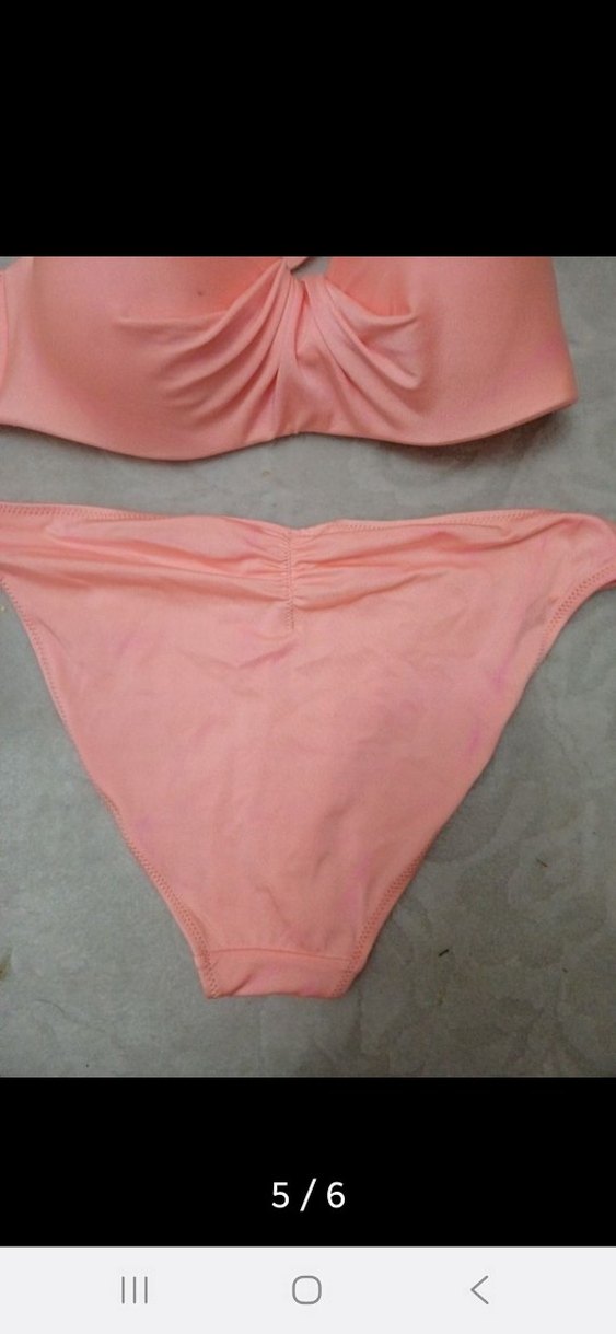 Pembe Straplez Mini Bikini Takımı - Görsel 5