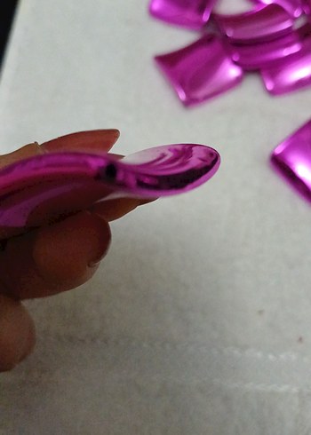 Renkli Pembe hobi  süs - Görsel 4