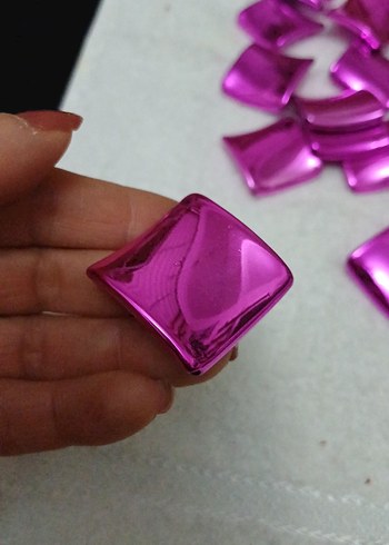 Renkli Pembe hobi  süs - Görsel 5