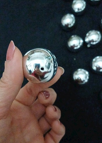 hobi.  gümüş rengi  toplar - Görsel 3