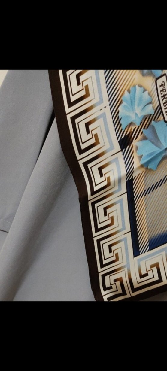 Gri Tunik & Tekbir İpek Eşarp - Görsel 3