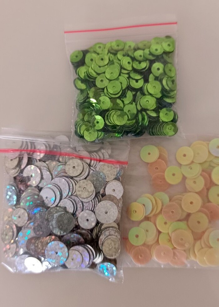 Süsleme Oya Boncuk Pul - Görsel 2