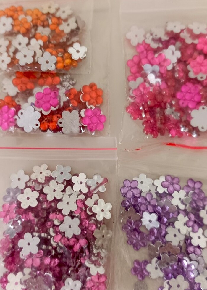 Süsleme Oya Boncuk Pul - Görsel 5