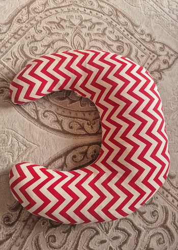 31ocaksongün Kırmızı Zebra Desenli Emzirme ve Hamile Yastığı - Görsel 2